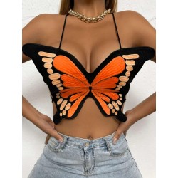 Backless Butterfly Top