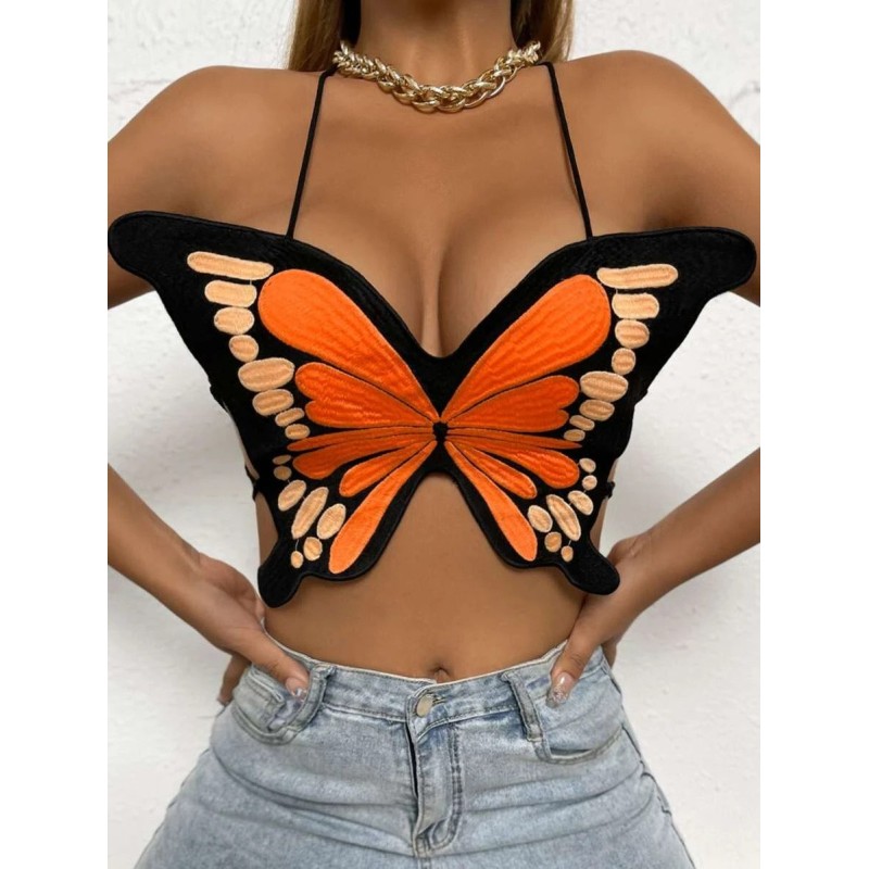 Backless Butterfly Top