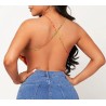 Bandana Backless Crop Top